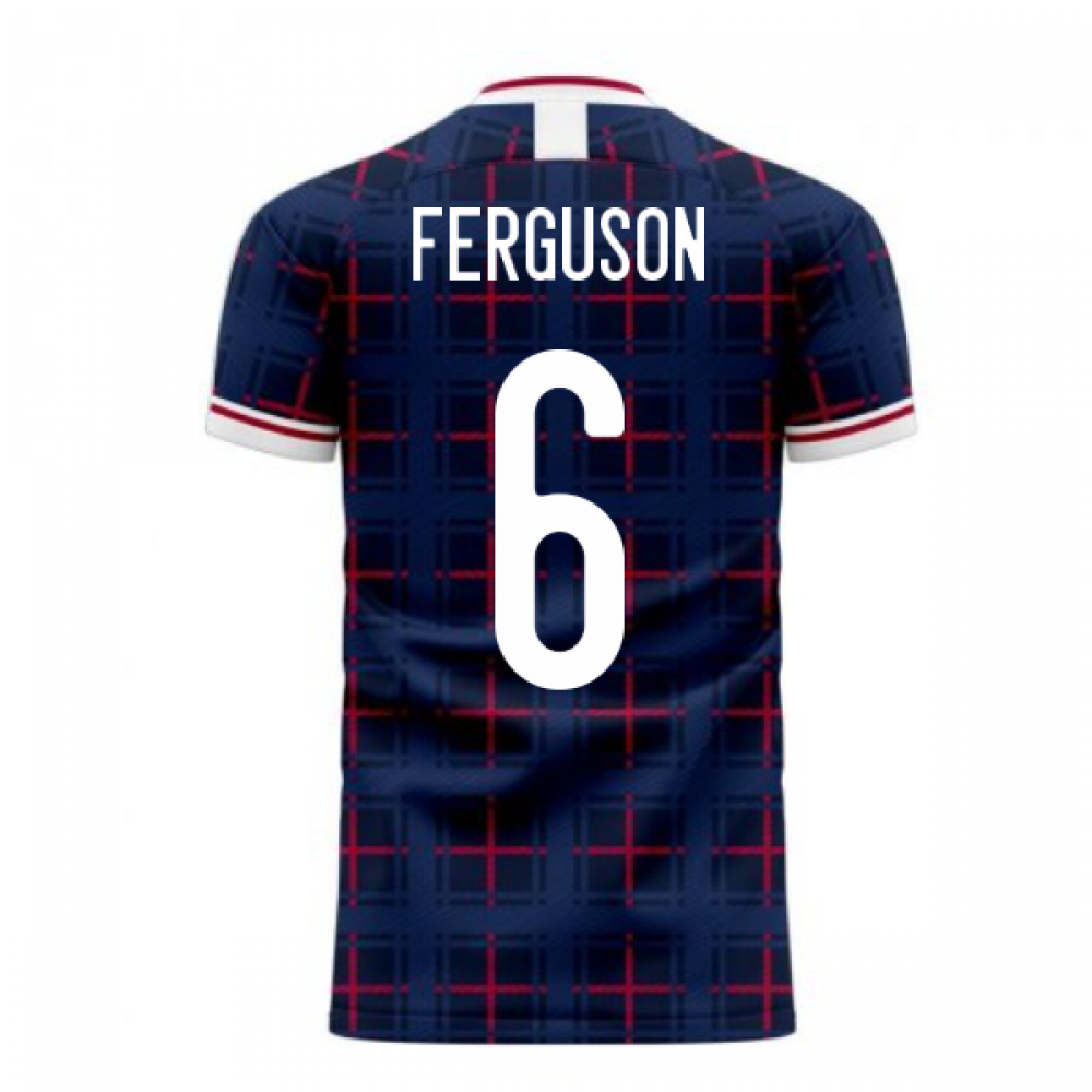 Scotland 2020-2021 Home Concept Shirt (Fans Culture) (FERGUSON 6)