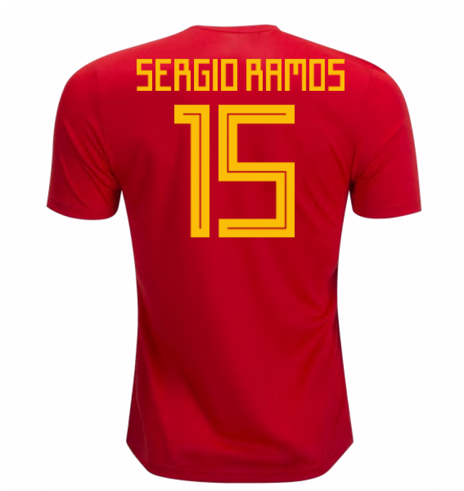 sergio ramos jersey number