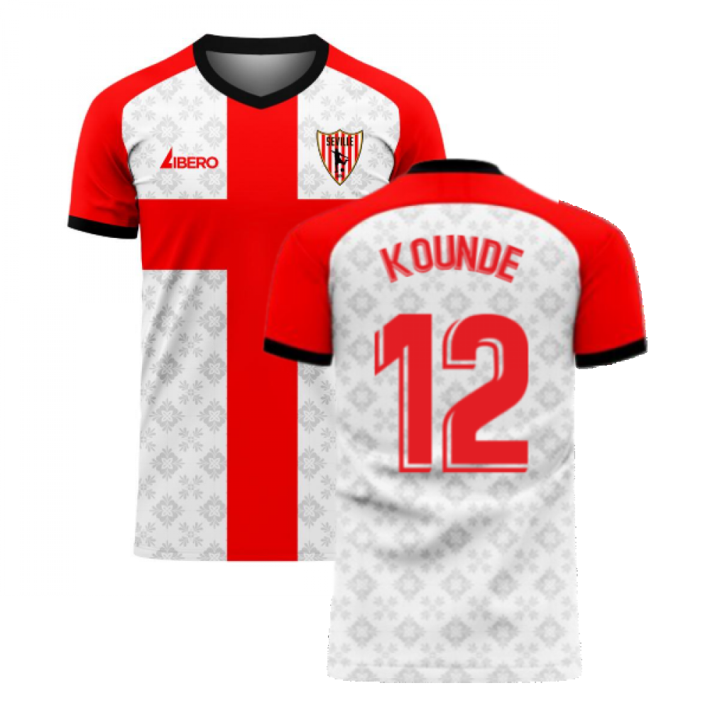 Seville 2025-2026 Home Concept Football Kit (Libero) (KOUNDE 12)