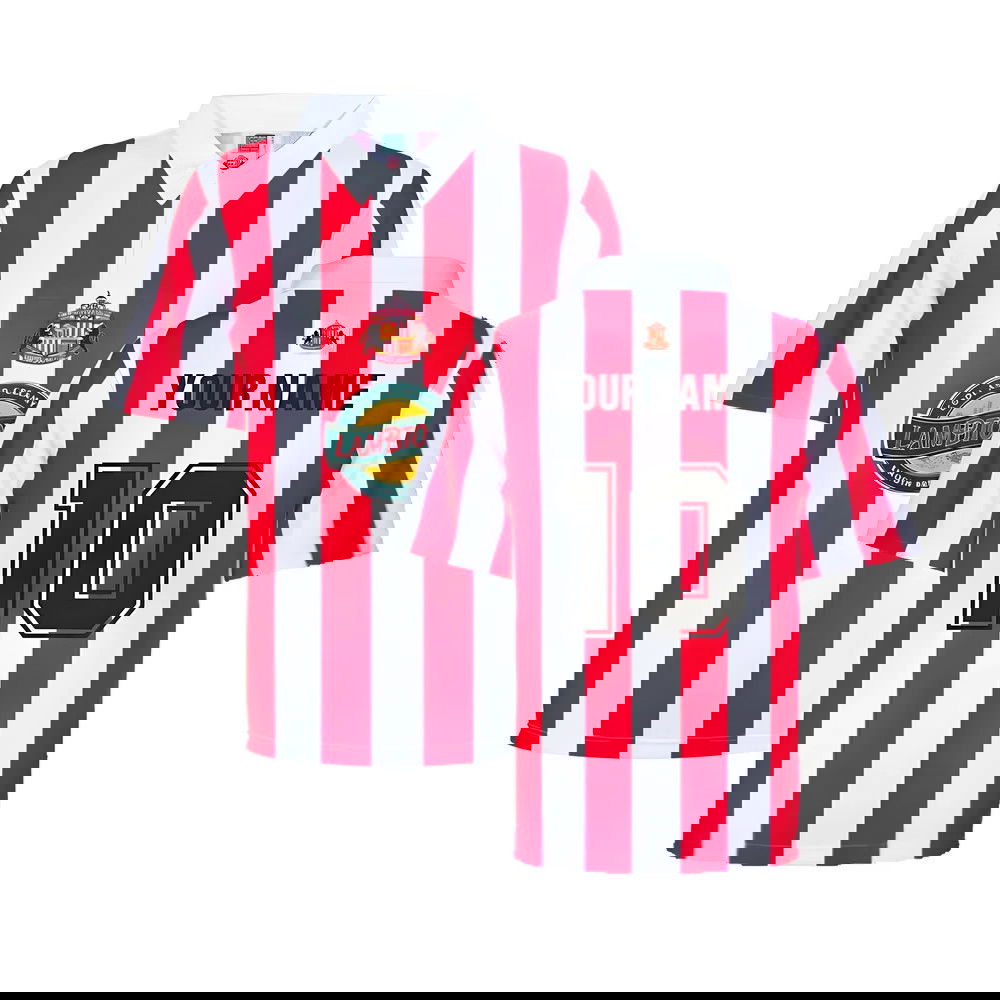 Sunderland 1999 Home Retro Shirt (Your Name)