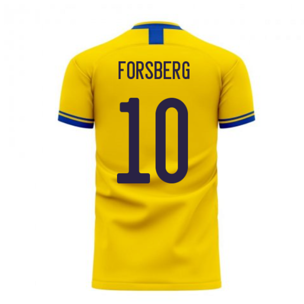 Sweden 2023-2024 Home Concept Football Kit (Libero) (FORSBERG 10)