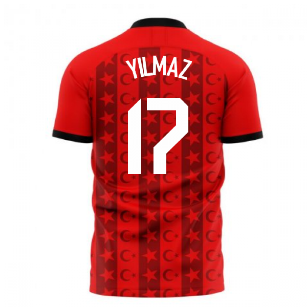 Turkey 2025-2026 Home Concept Football Kit (Libero) (YILMAZ 17)