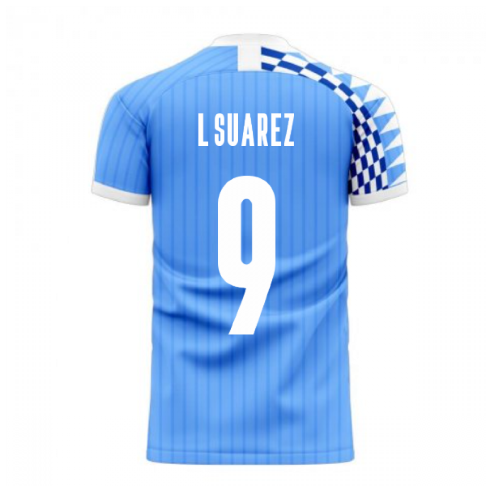 Uruguay 2023-2024 Home Concept Football Kit (Libero) (L SUAREZ 9)