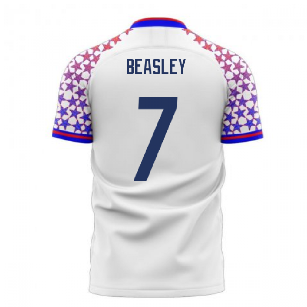 USA 2023-2024 Home Concept Football Kit (Libero) (BEASLEY 7)