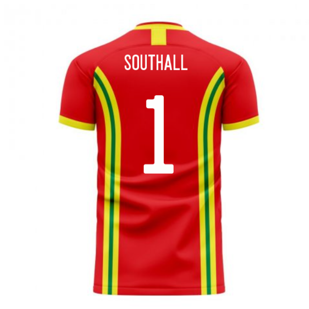 Wales 2023-2024 Home Concept Football Kit (Libero) (SOUTHALL 1)