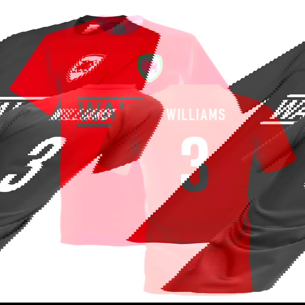 Wales Team T-Shirt - Red (WILLIAMS 3)