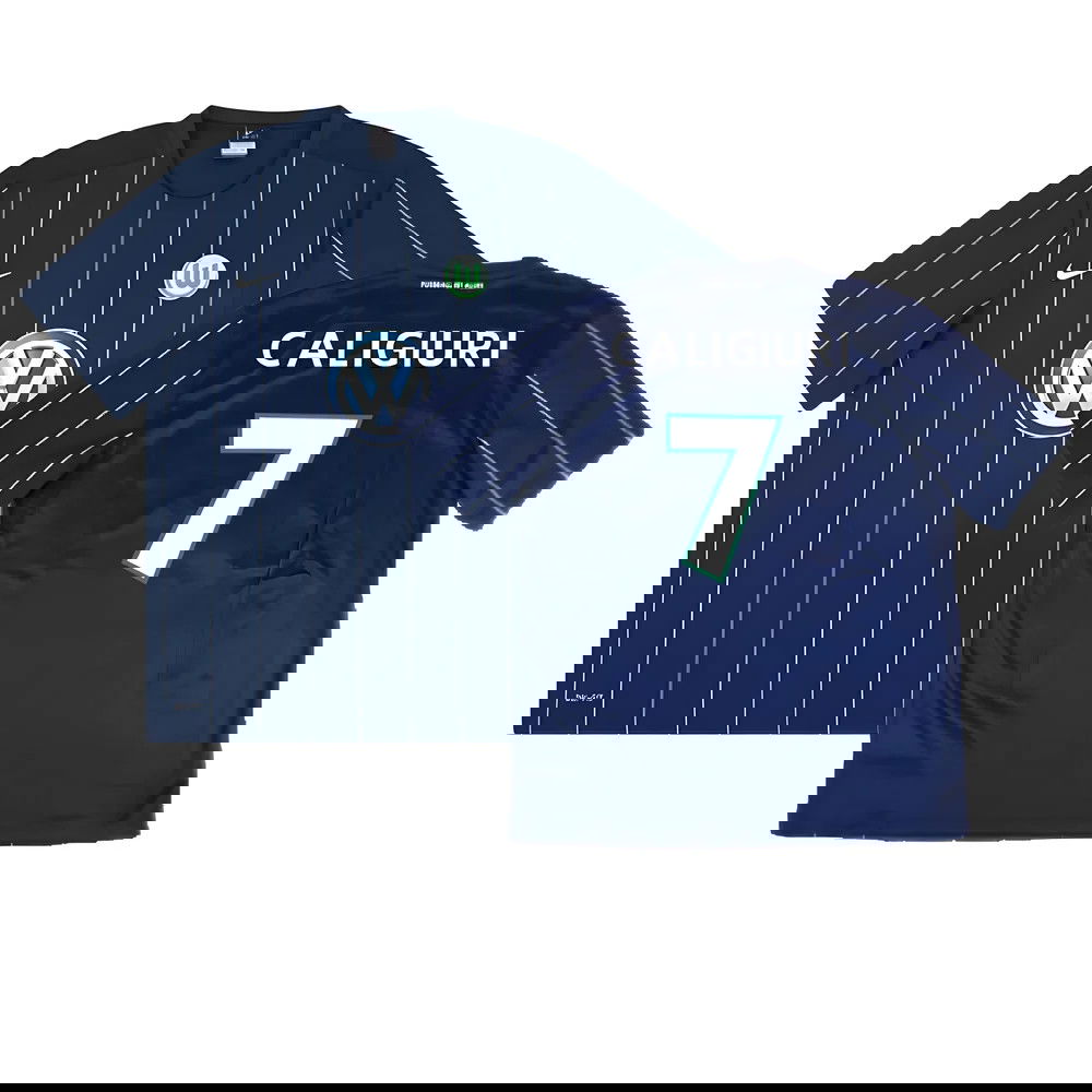 Wolfsburg 2016-17 Third Shirt ((Mint) L) (Caligiuri 7)