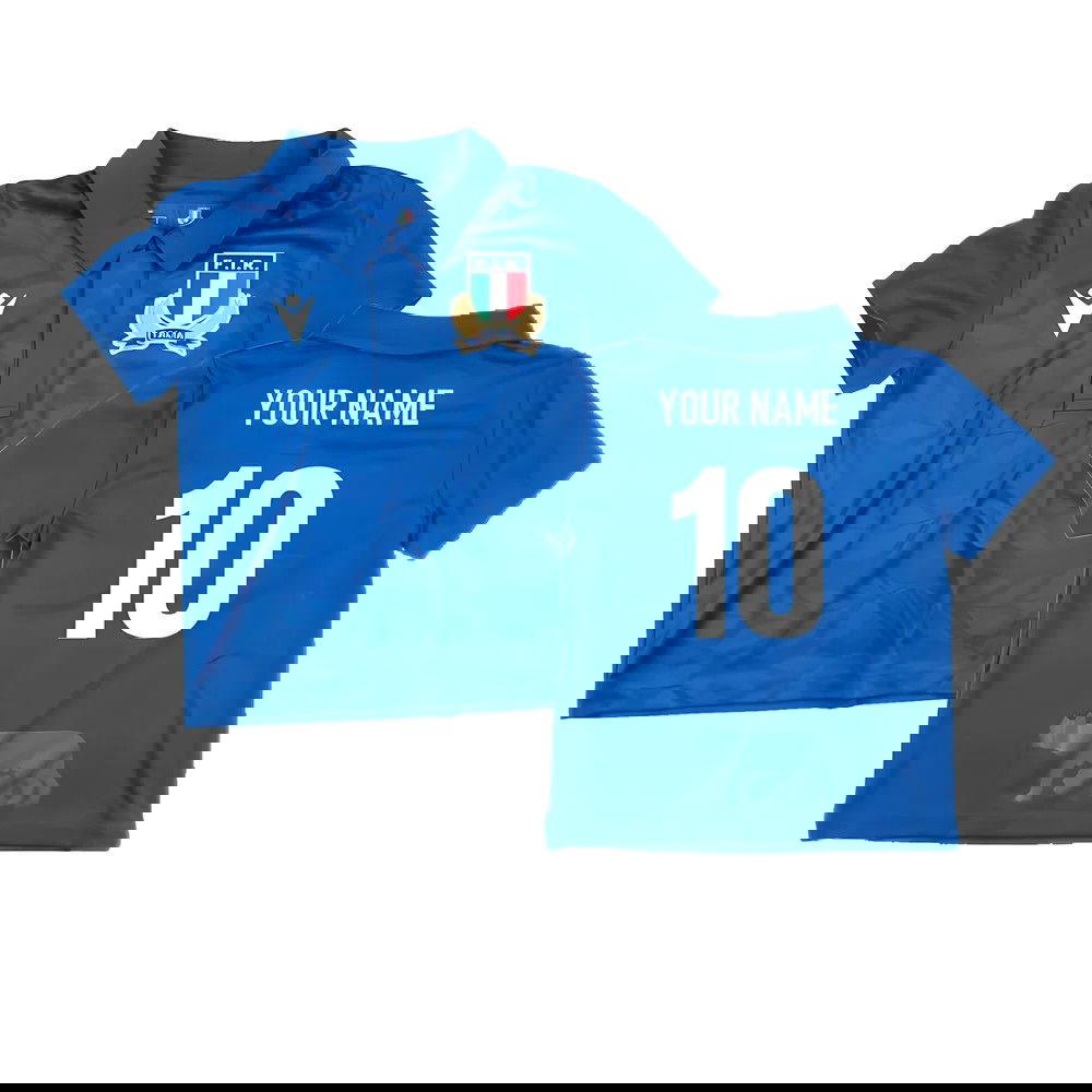 2023-2024 Italy Rugby Home Replica Shirt (Kids) (Your Name)