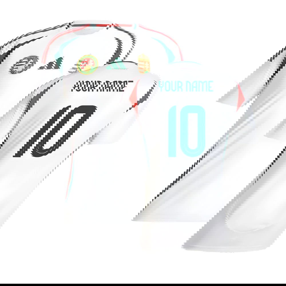 2024-2025 Hungary Away Shirt (Your Name)