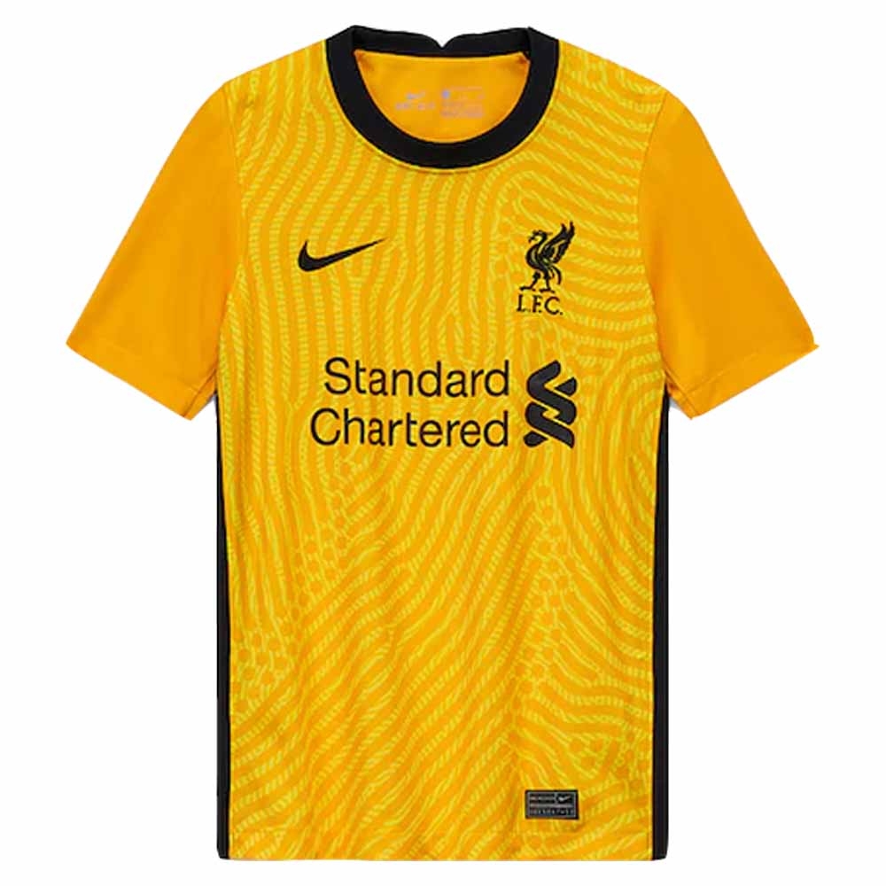 liverpool yellow retro shirt