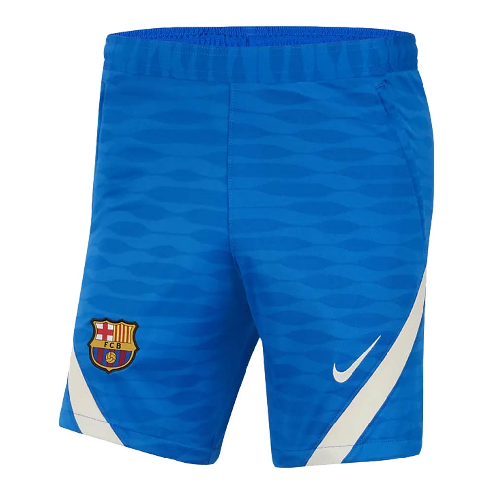 2021-2022 Barcelona Strike Training Shorts (Blue)