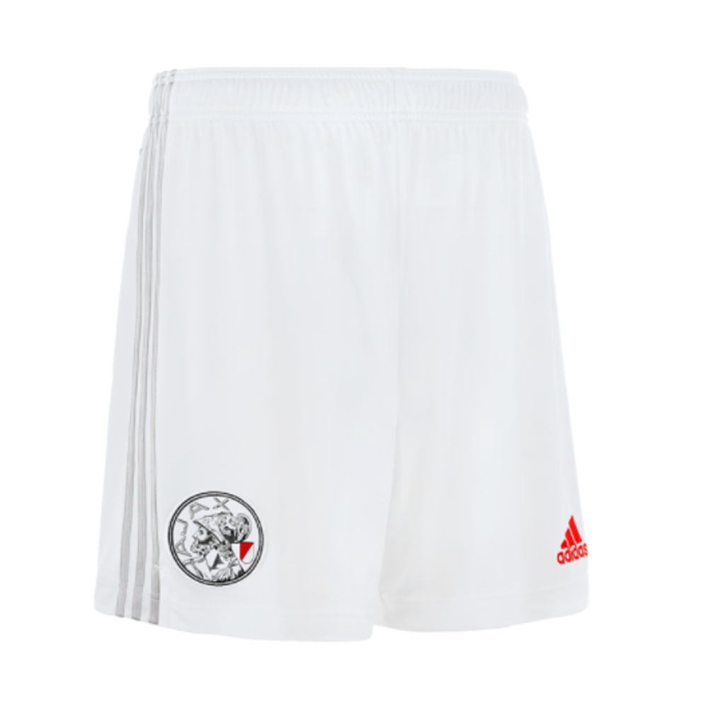 Ajax Shorts (White) - Kids [GT9577] - Teamzo.com