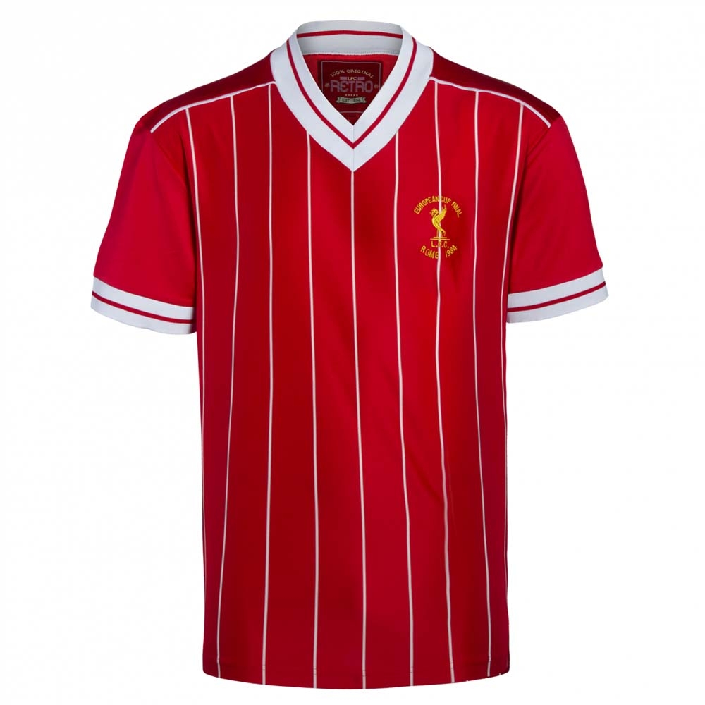 Liverpool 1984 Rome Retro Football Shirt