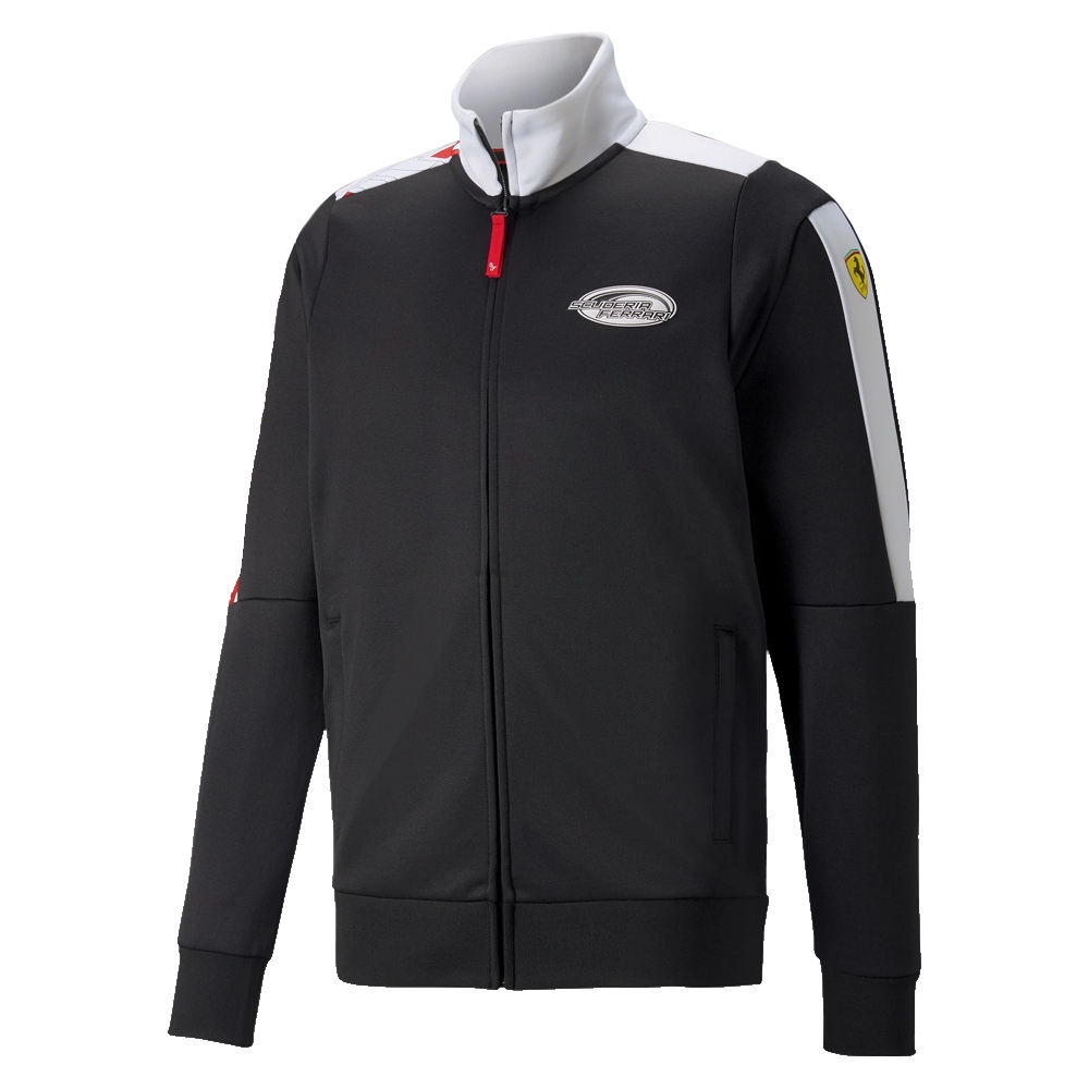 2022 Ferrari Race T7 Track Jacket (Black)