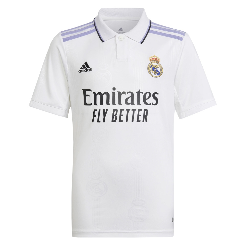 Te Australië Impressionisme 2022-2023 Real Madrid Home Shirt (Kids) [HA2654] - €92.75 Teamzo.com