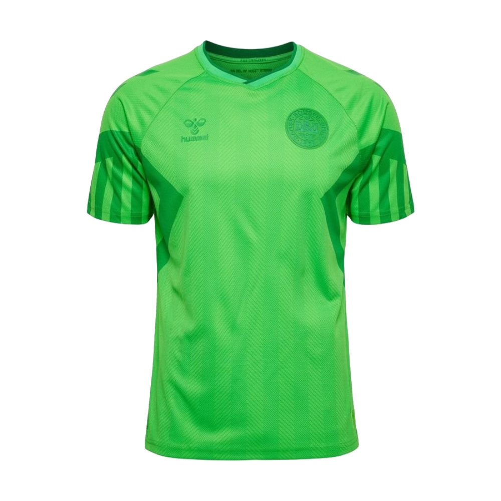 2022-2023 Denmark Home Goalkeeper Shirt (Green) - Kids