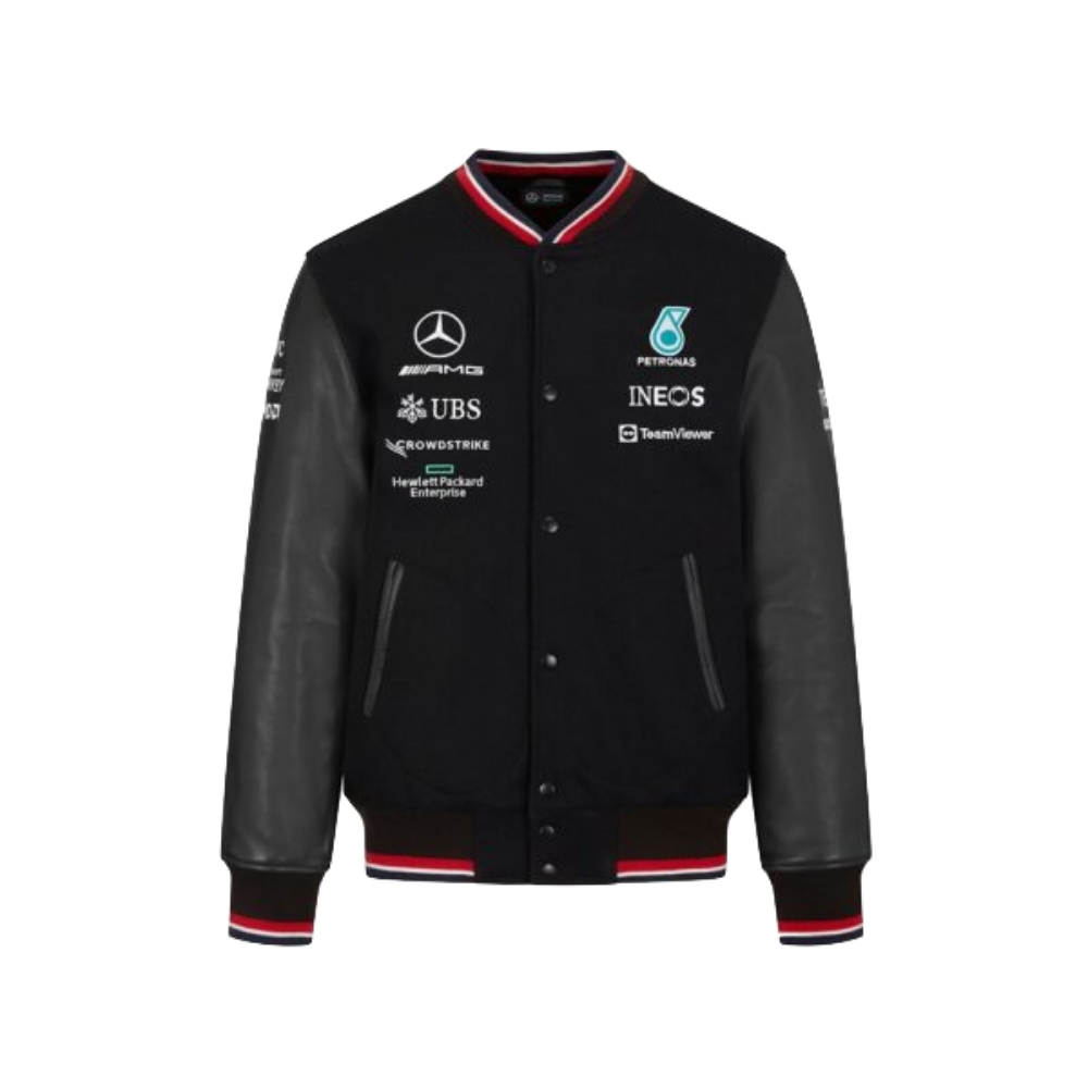 2022 Mercedes Petronas Mens Varsity Jacket