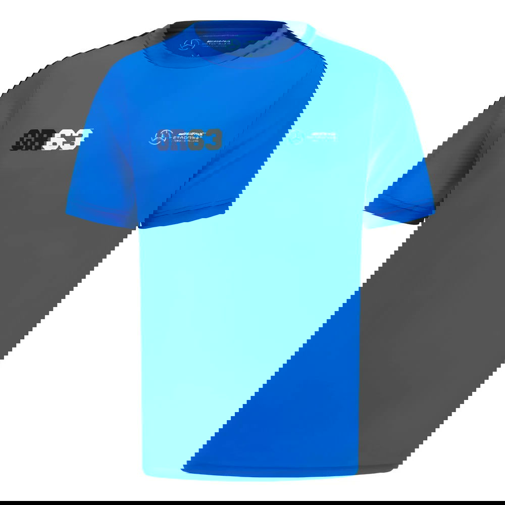 2023 Mercedes George Russell Sports Tee (Blue)
