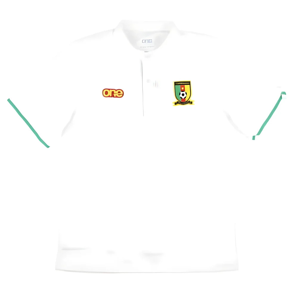 2023-2024 Cameroon Mens Polo Shirt (White)