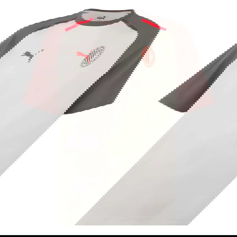 2023-2024 AC Milan Casuals Tee (Light Grey)