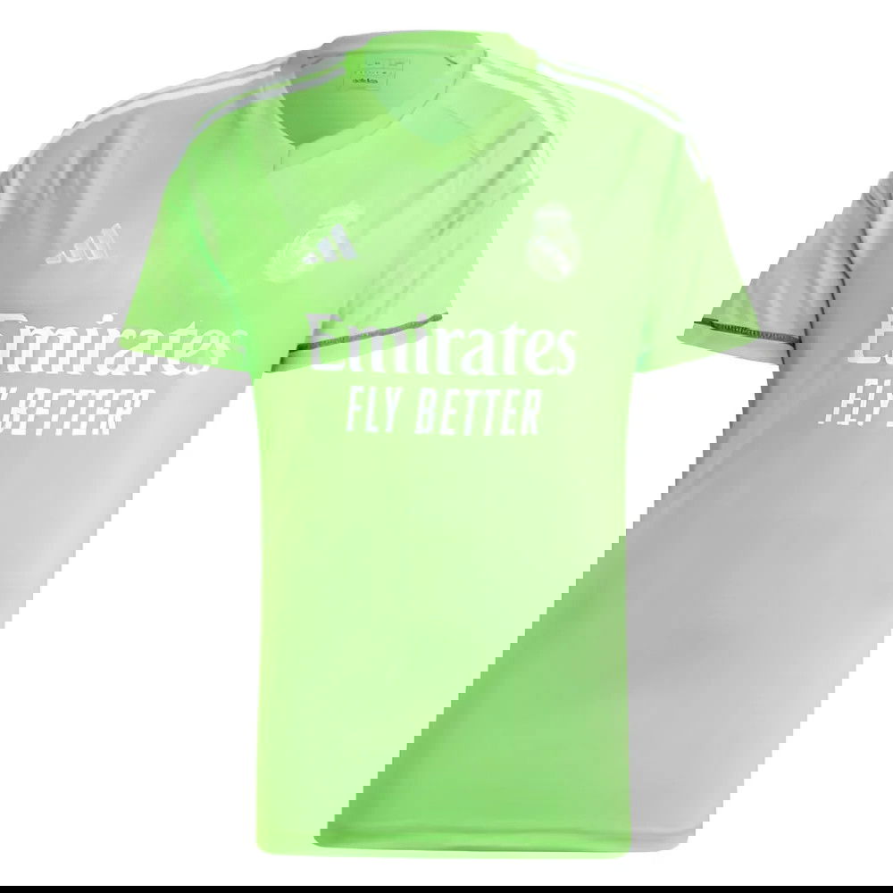 2023-2024 Real Madrid Home Goalkeeper Shirt (Solar Green)