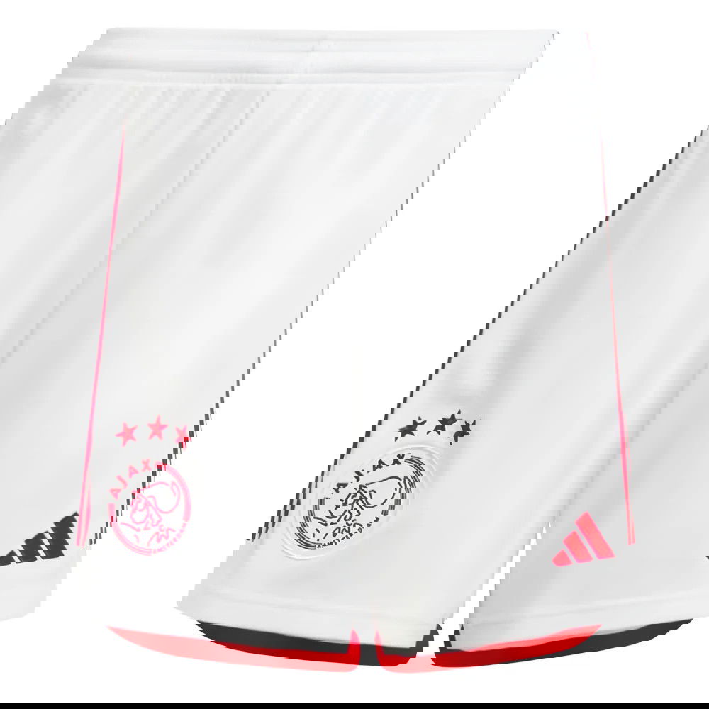 2023-2024 Ajax Home Shorts (White) - Kids