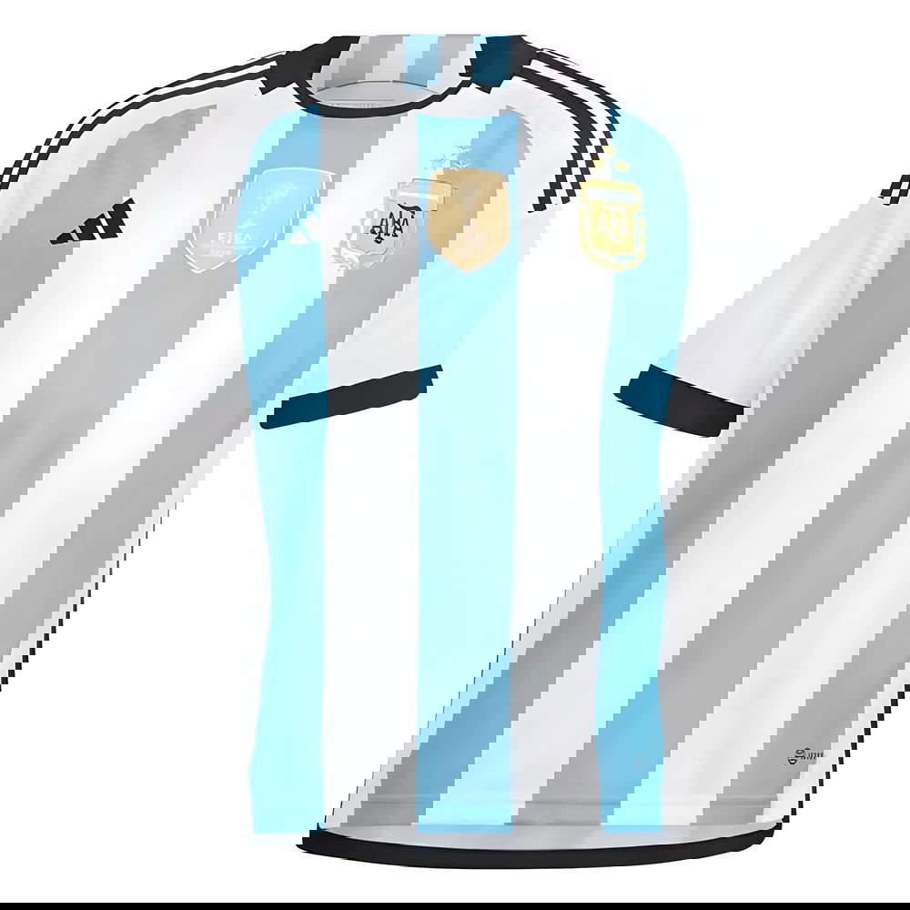 Argentina 2022 World Cup Winners Home Shirt - Kids
