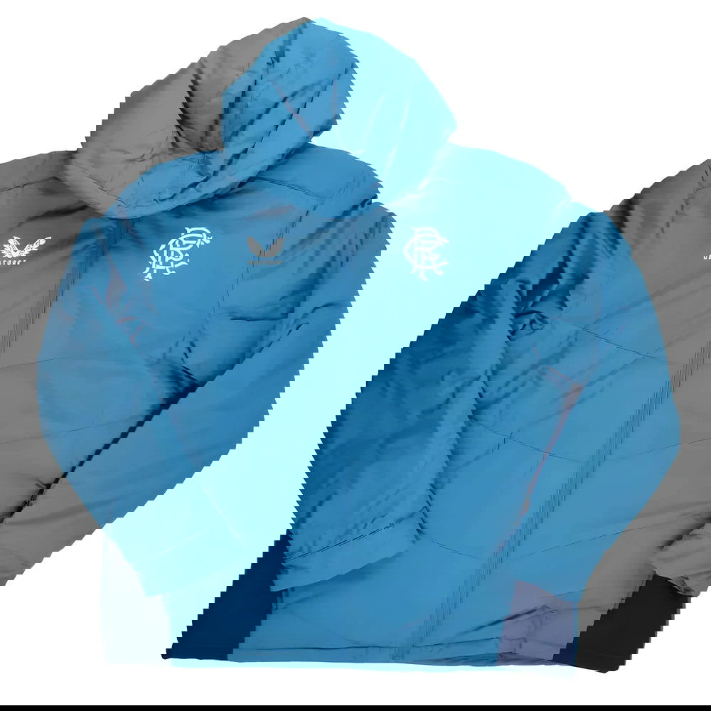 2023-2024 Rangers Players Training Bench Jacket (Deep Water)