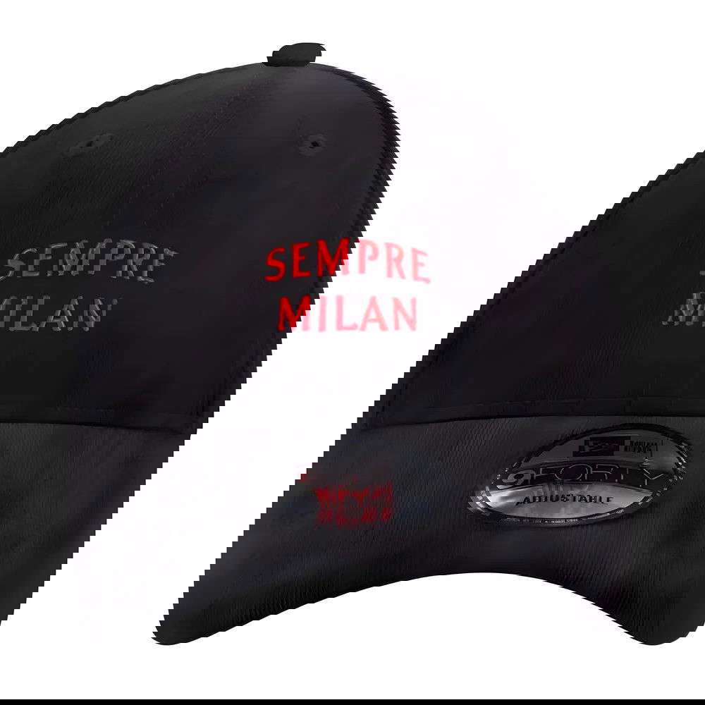 AC Milan Needle Cord Black 9FORTY Adjustable Cap