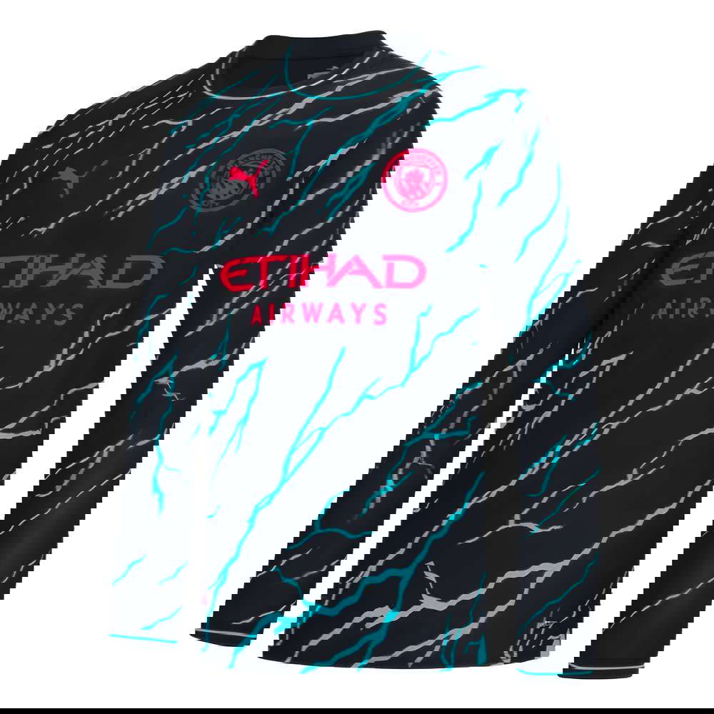 2023-2024 Man City Long Sleeve Third Shirt
