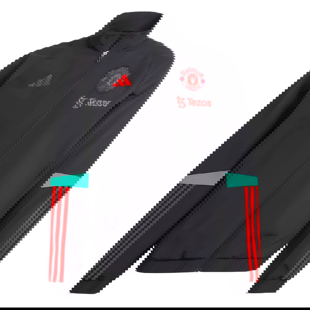 2023-2024 Man Utd Presentation Jacket (Black)