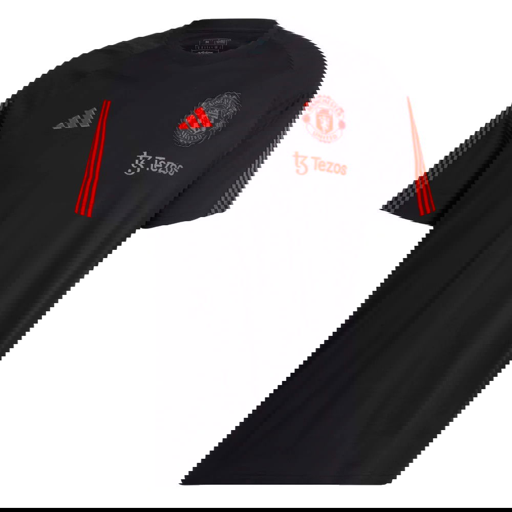 2023-2024 Man Utd Training Tee (Black)