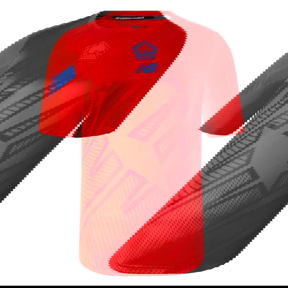 2023-2024 Lille LOSC Lightweight Tee (Red)