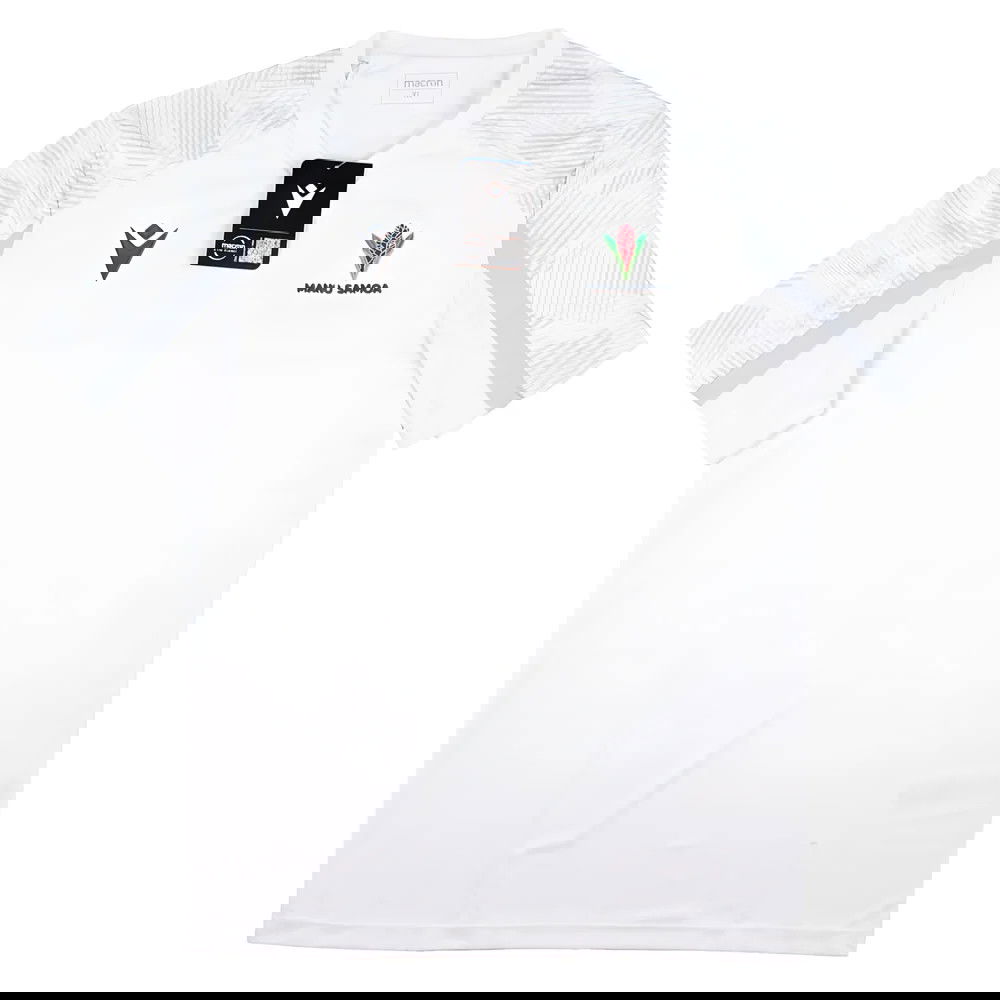 2023-2024 Samoa Rugby Poly Dry Shirt (White)