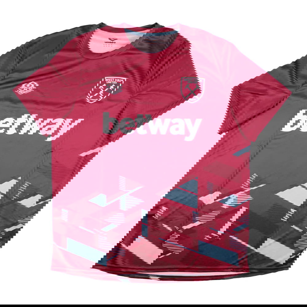 2023-2024 West Ham Warm Up Jersey (Claret)