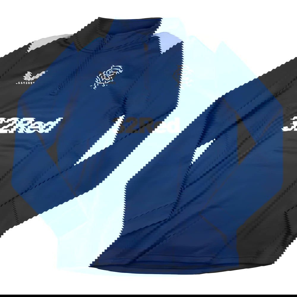 2023-2024 Rangers Coaches Fleece Half Zip Midlayer (Blue)