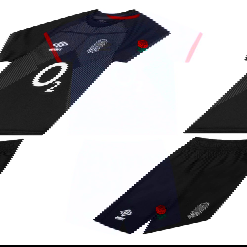 2023-2024 England Rugby Alternate Replica Infant Kit