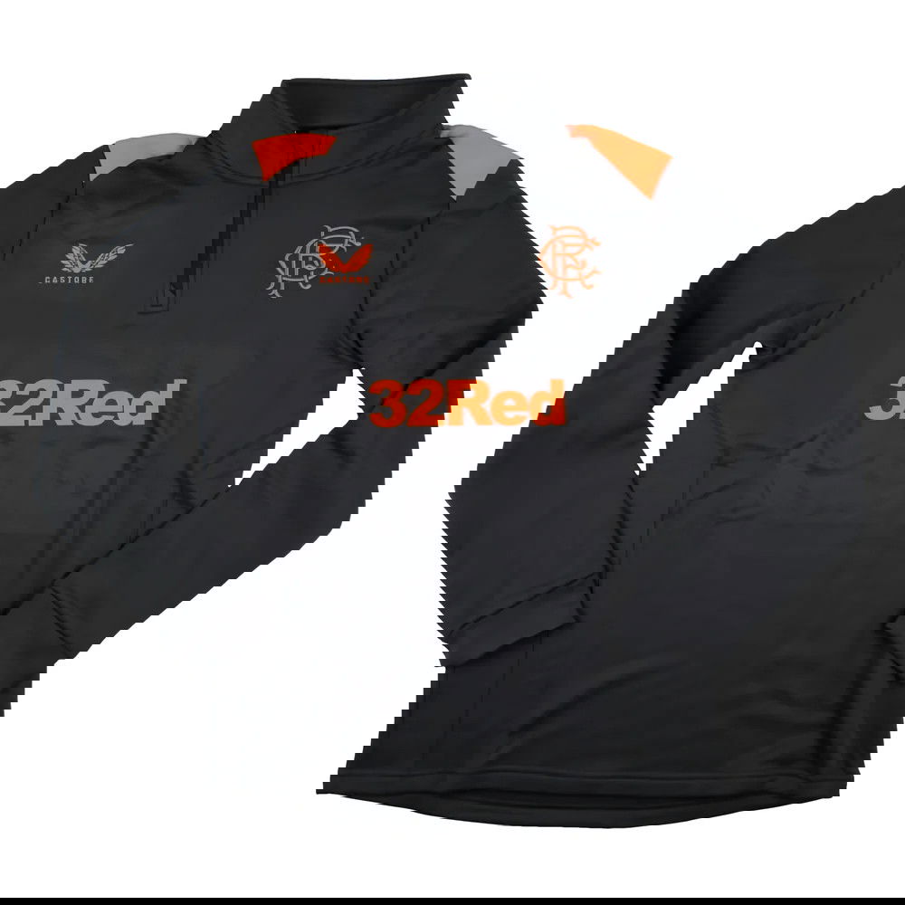 2023-2024 Rangers Players Fleece 1/4 Zip Midlayer (Ebony)