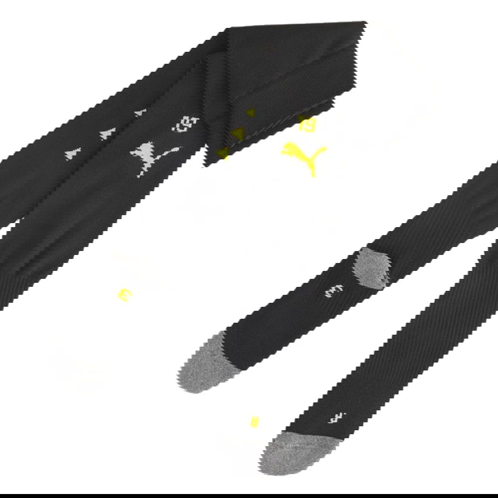 2023-2024 Borussia Dortmund Home Socks (Black-Yellow)