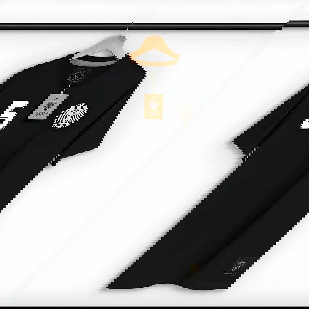 Germany Die Adler 5 Beckenbauer Retro Shirt Black