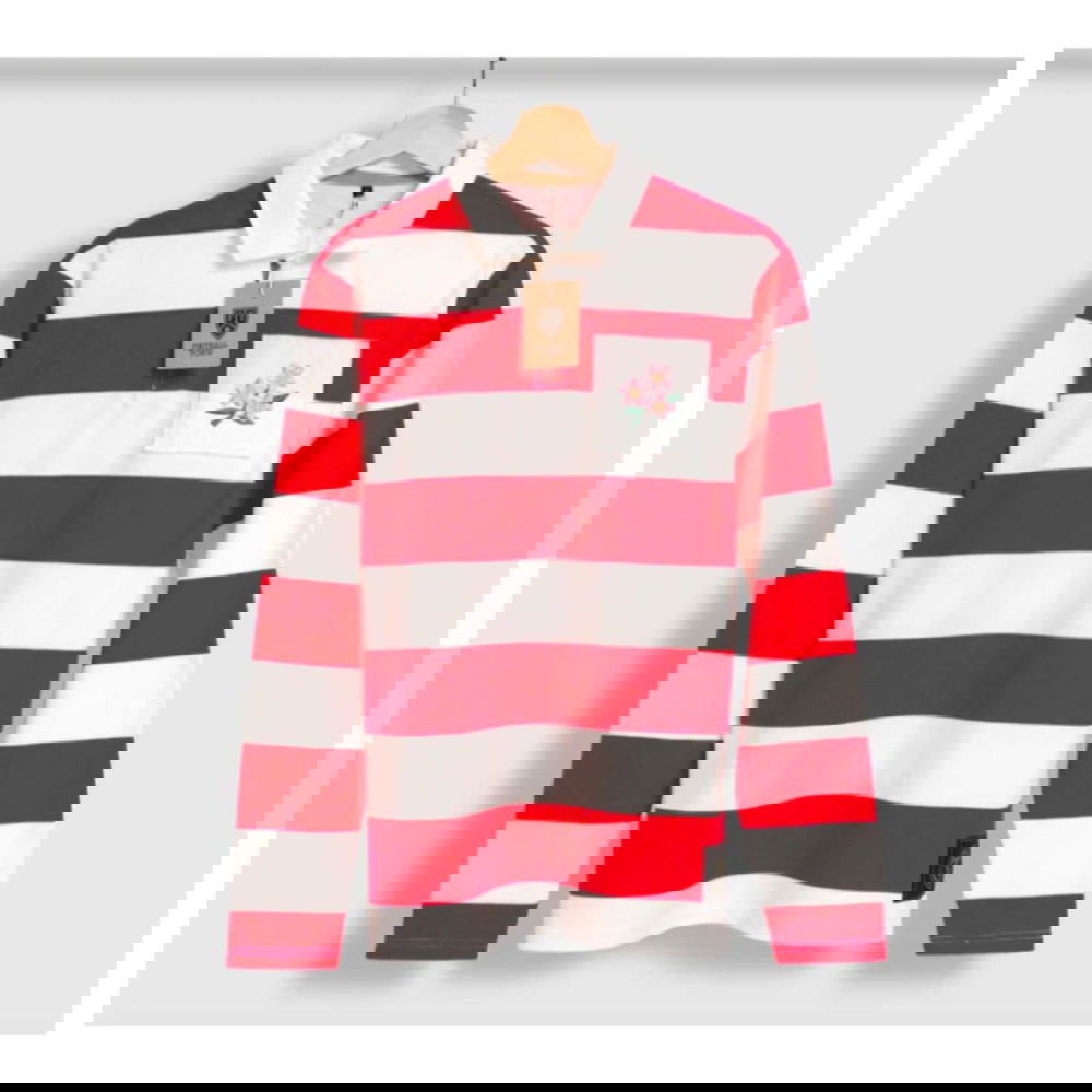 Japan Cherry Blossom Retro LS Rugby Jersey