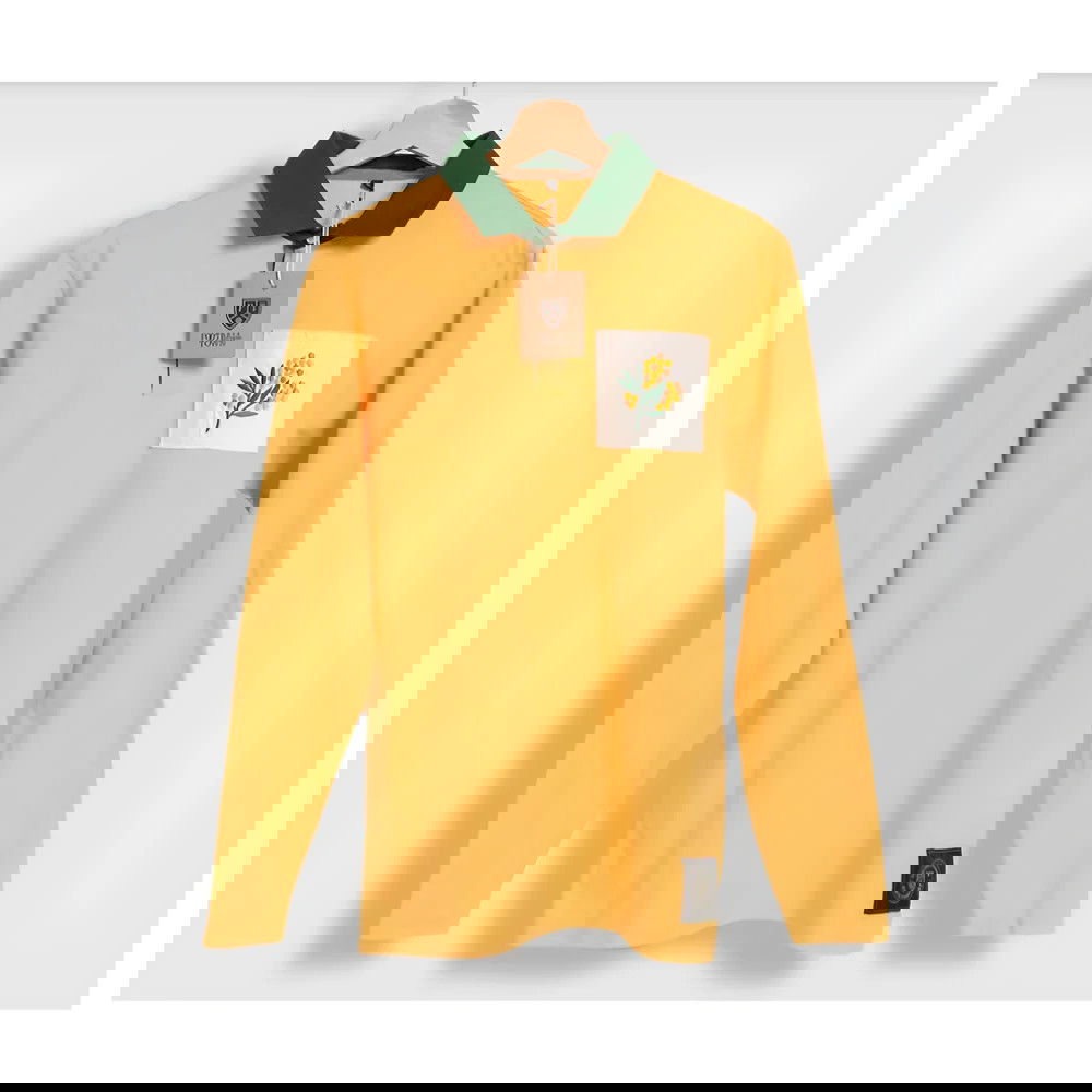 Australia Golden Wattle Retro Rugby Jersey