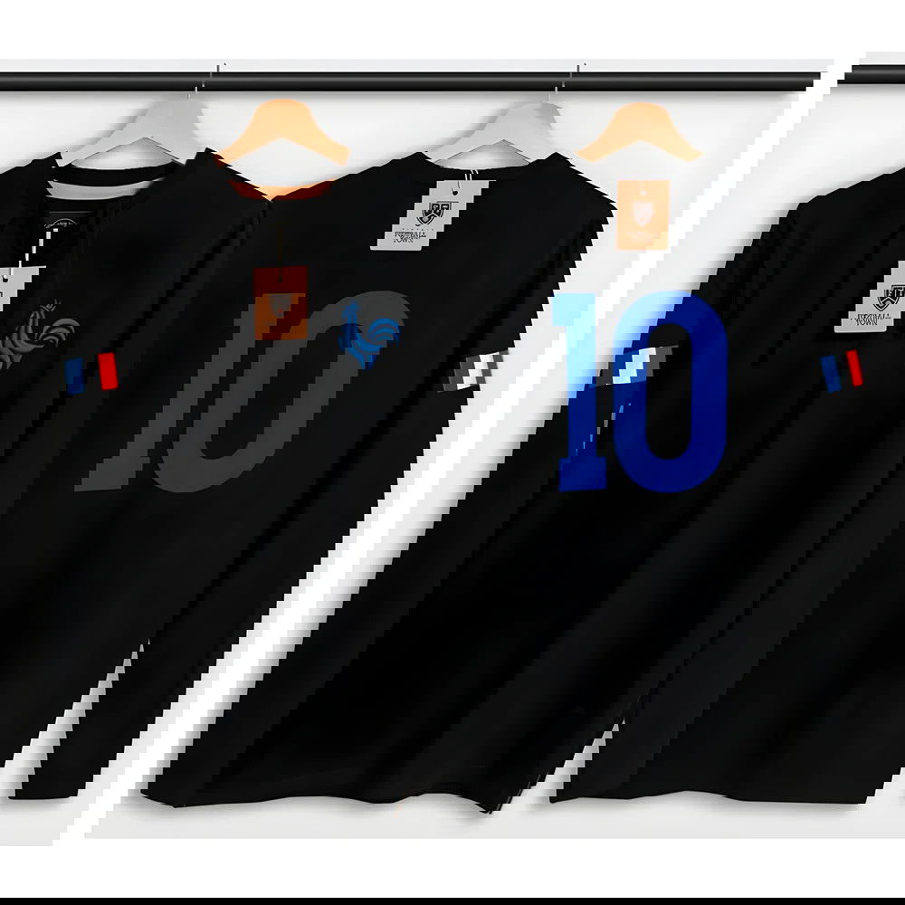 France Retro Shirt Black Les Bleus