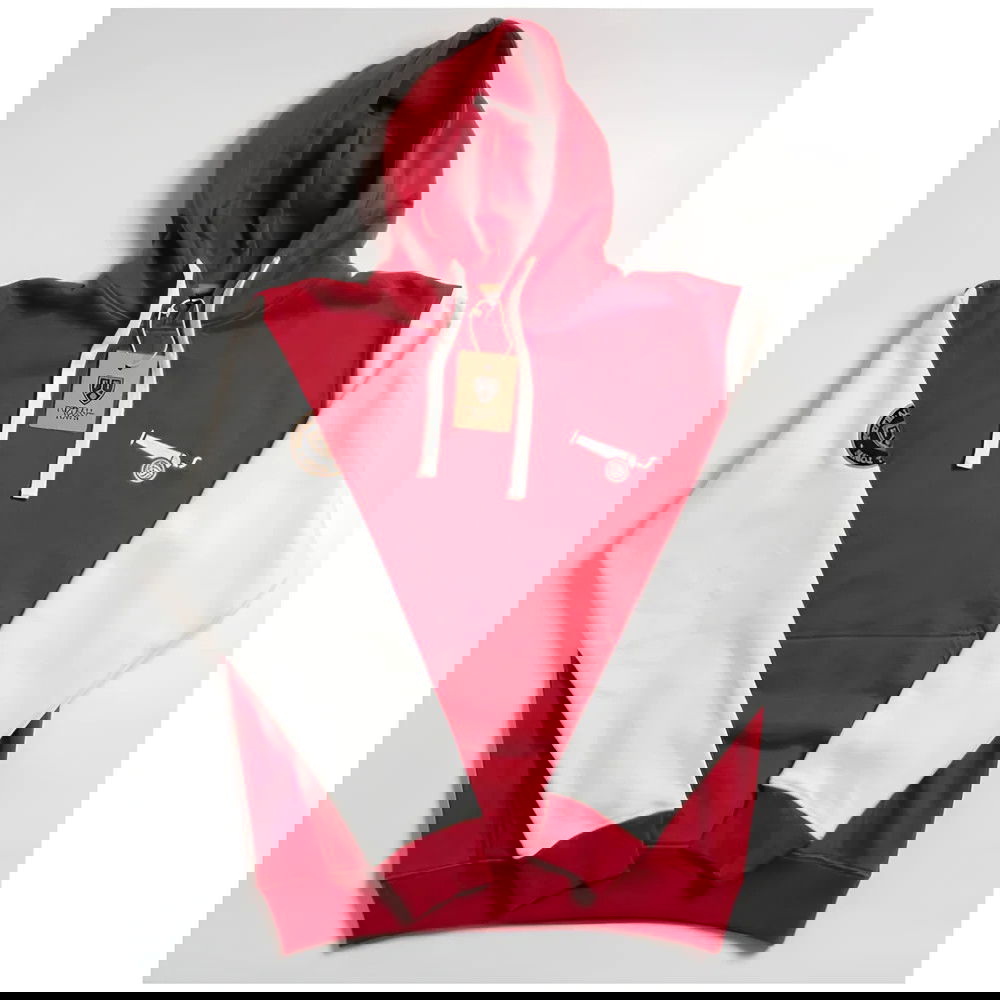 The Cannon Retro Football Hoodie (Red)