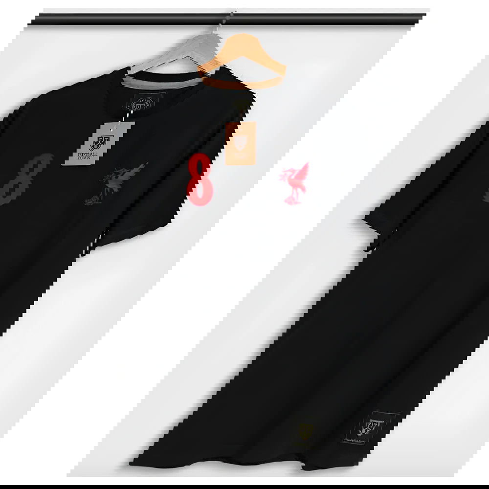 Liverpool Steven Gerrard The Bird Black 8 Shirt