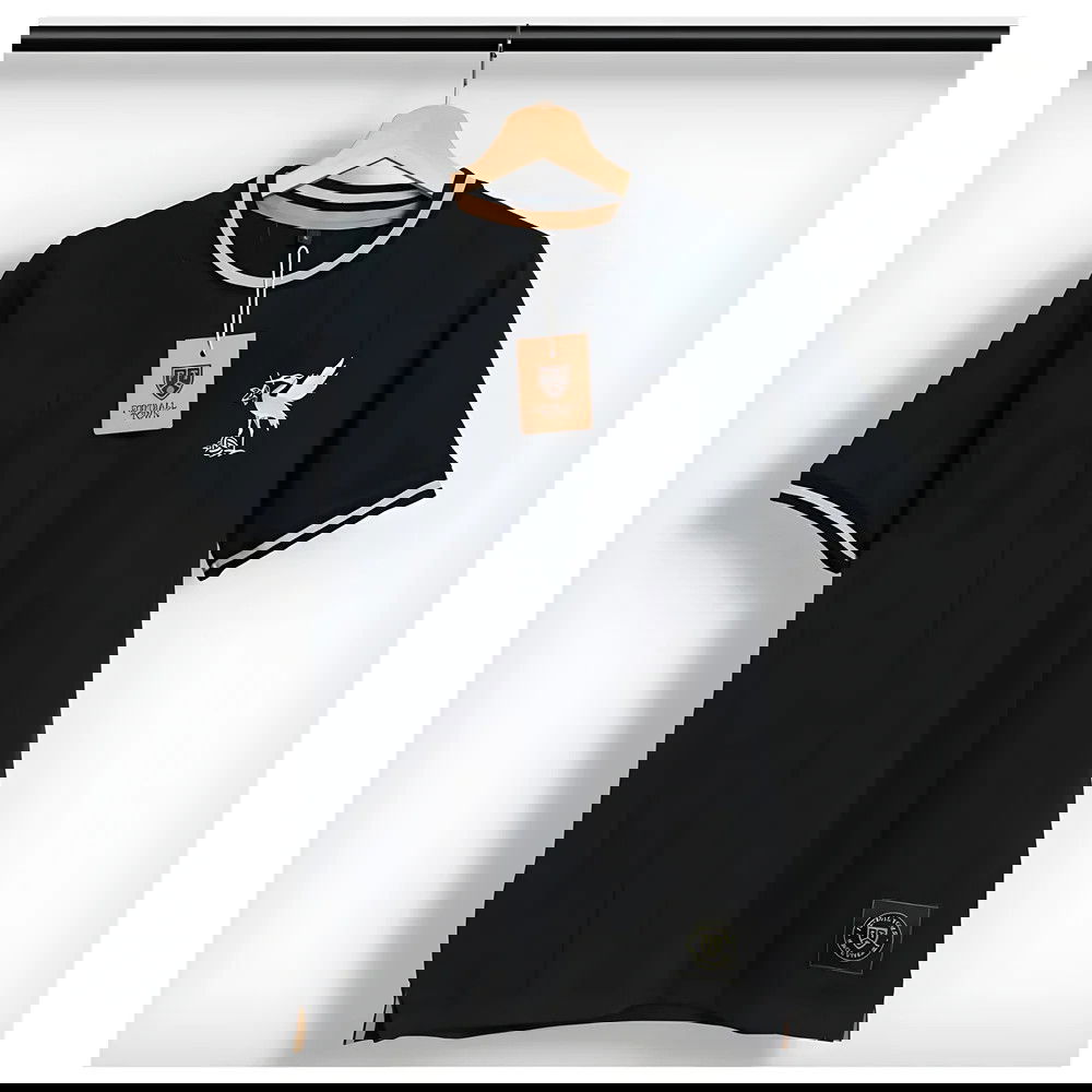 Liverpool Silver Bird Retro Football Shirt (Black)