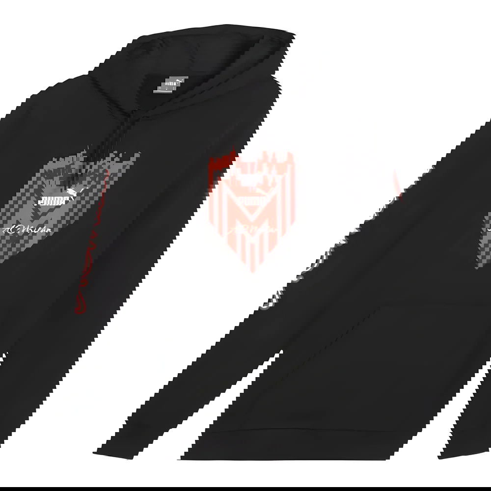 2023-2024 AC Milan FtblIcons Hoody (Black)