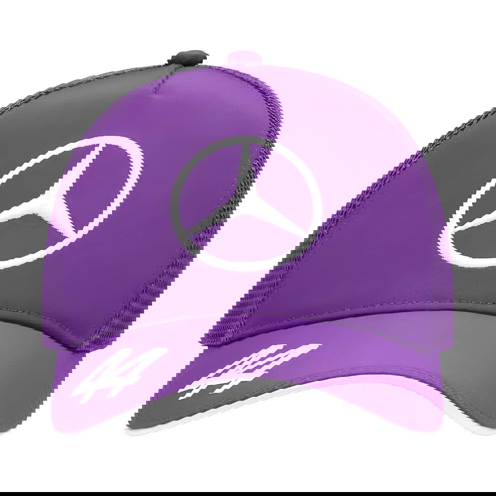 2024 Mercedes Lewis Hamilton Trucker Cap (Purple)