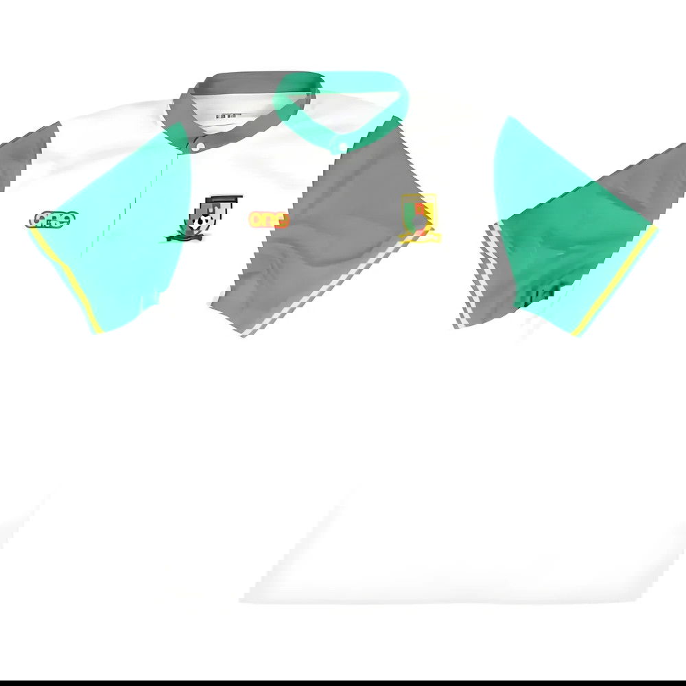 2023-2024 Cameroon ClubMan Polo Shirt (White/Green)