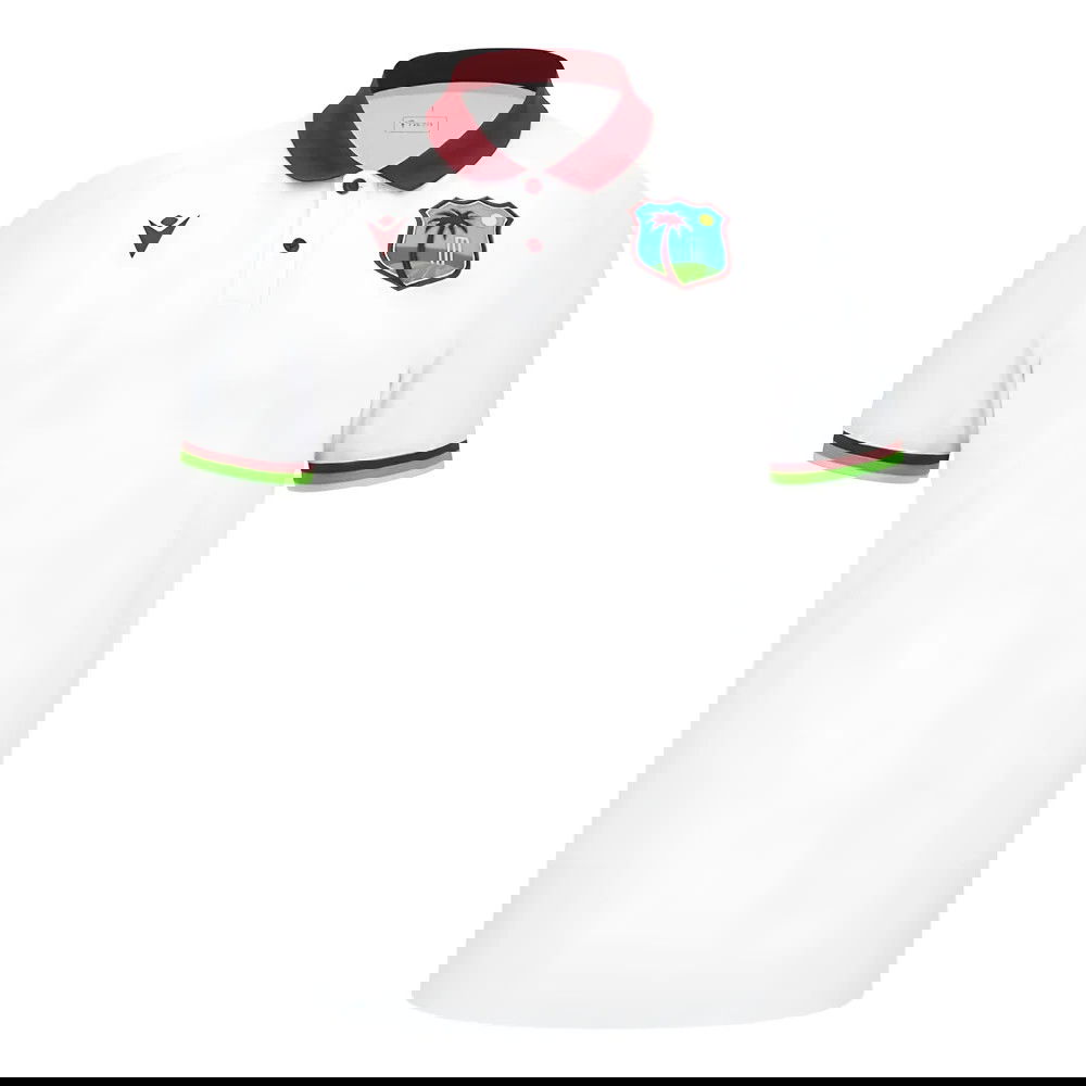 2023-2024 West Indies Cricket Travel Polo (White)